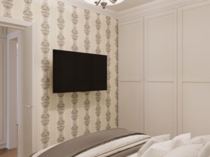 Спальня, дизайн проект, кровать, шкаф, дизайн студия Васильевой Дарьи