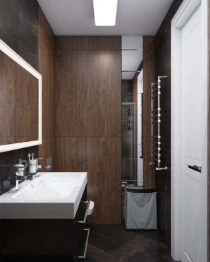 Ванная комната, дизайн проект, тумба с раковиной, зеркало, унитаз, полотенцесушитель, дизайн студия Васильевой Дарьи