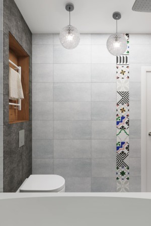 Ванная комната, дизайн проект, ванна, тумба с раковиной, унитаз, душевая, светильник, дизайн студия Васильевой Дарьи