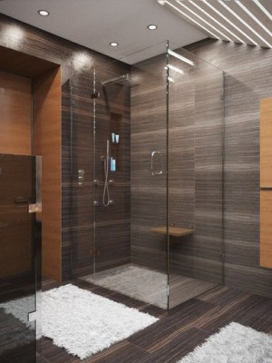 Ванная комната, дизайн проект, душевая, раковина, унитаз, гигиенический душ, пуфик, дизайн студия Васильевой Дарьи