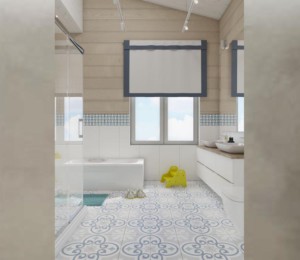 Ванная комната, дизайн проект, ванна, тумба с раковинами, душевая, полотенцесушитель, дизайн студия Васильевой Дарьи