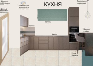 Кухня Дизайн студия Васильевой Дарьи
